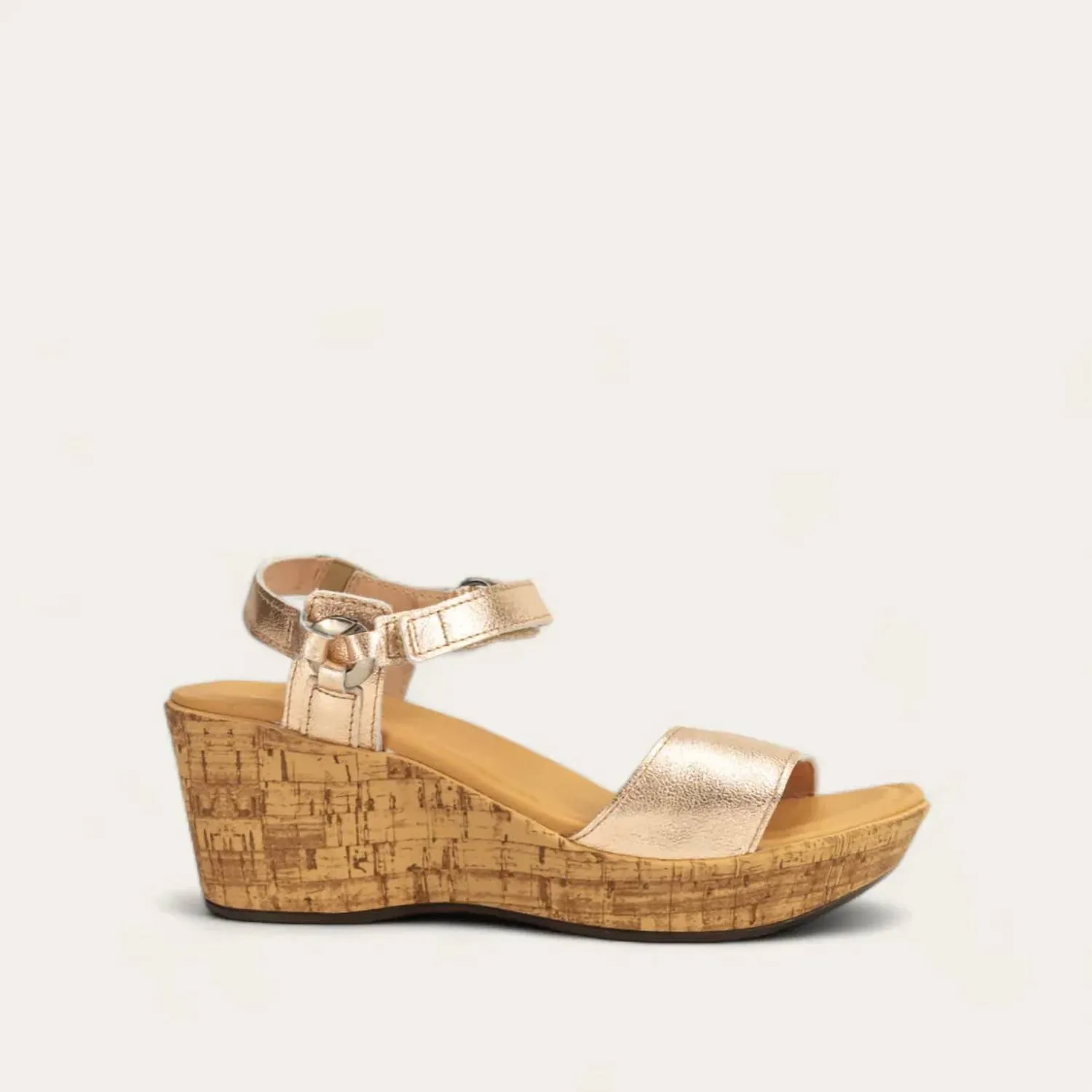 Women's Pier Wedge Sandals In Soft Rose Gold