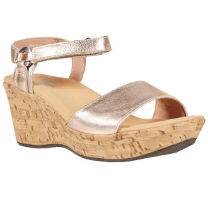 Women's Pier Wedge Sandals In Soft Rosegold