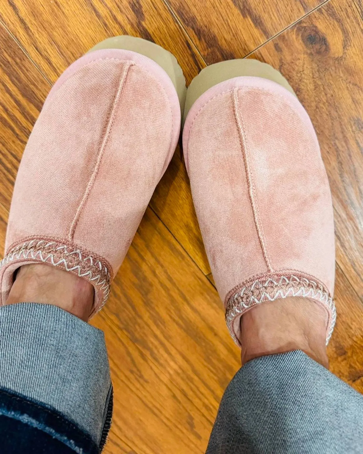 Women's Pillow Talk Platform Slippers In Blush