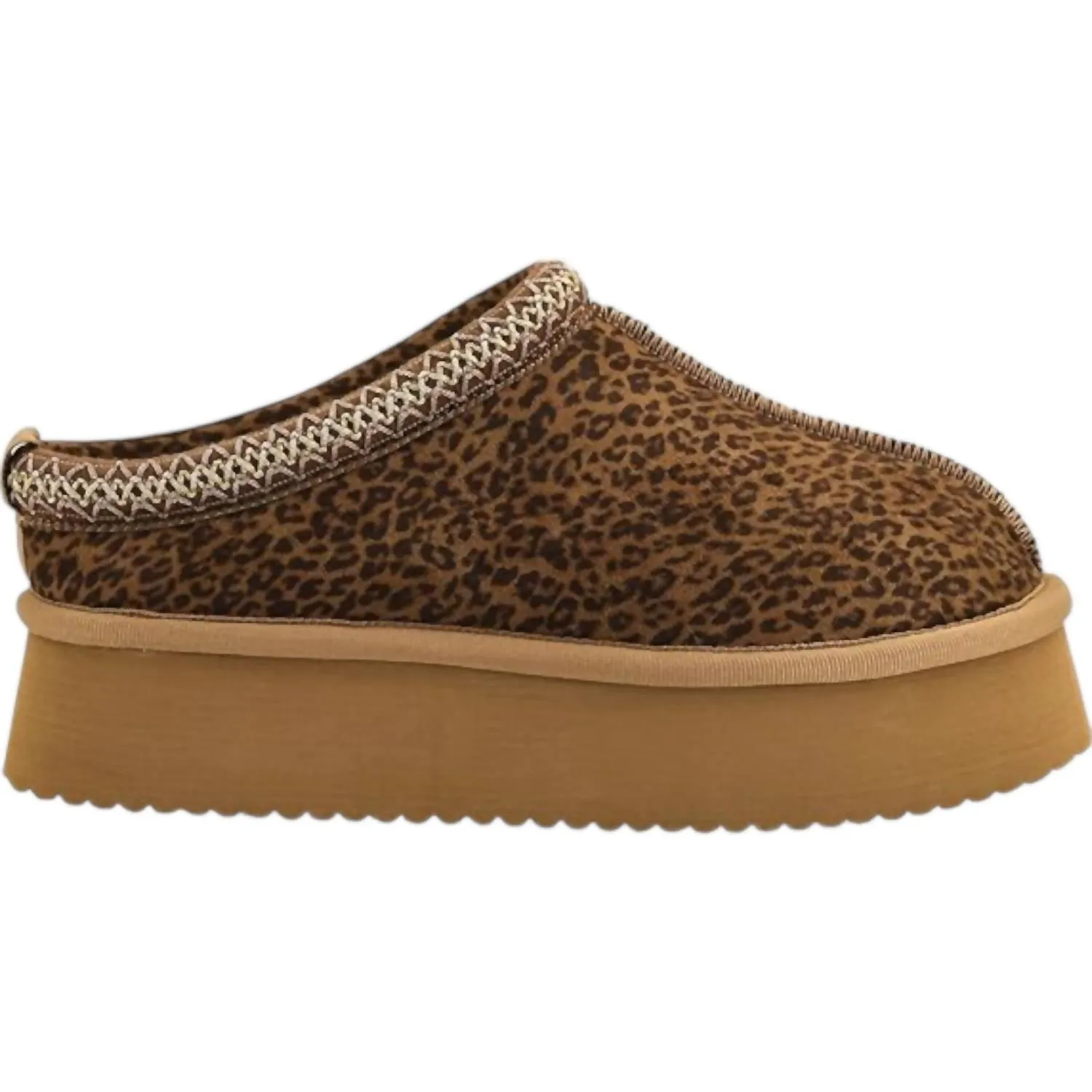 Women's Pillow Talk Slides In Leopard