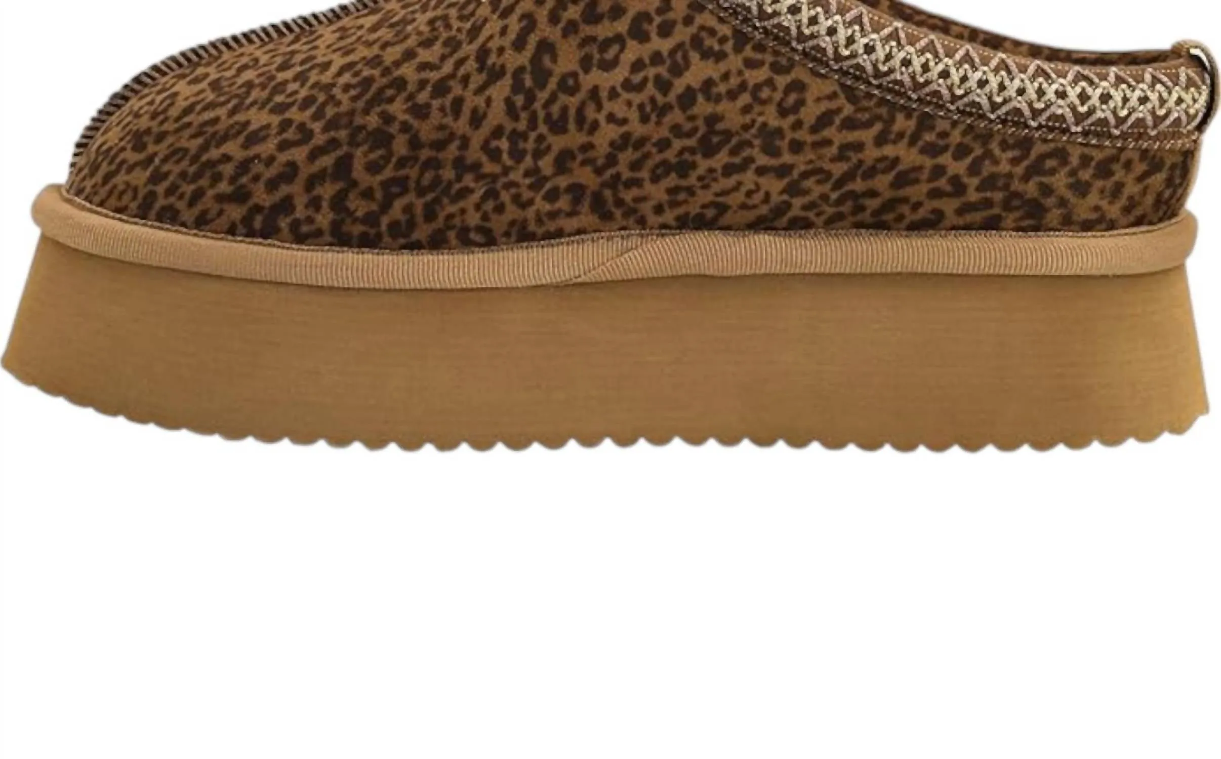Women's Pillow Talk Slides In Leopard
