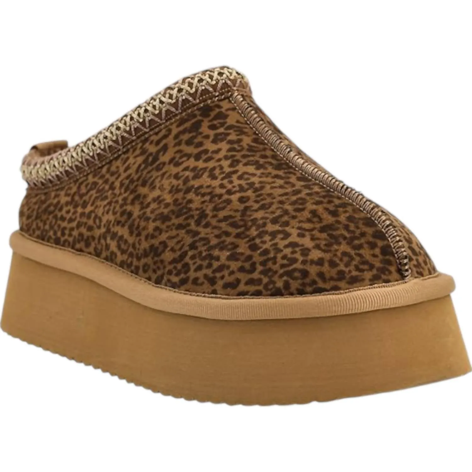 Women's Pillow Talk Slides In Leopard