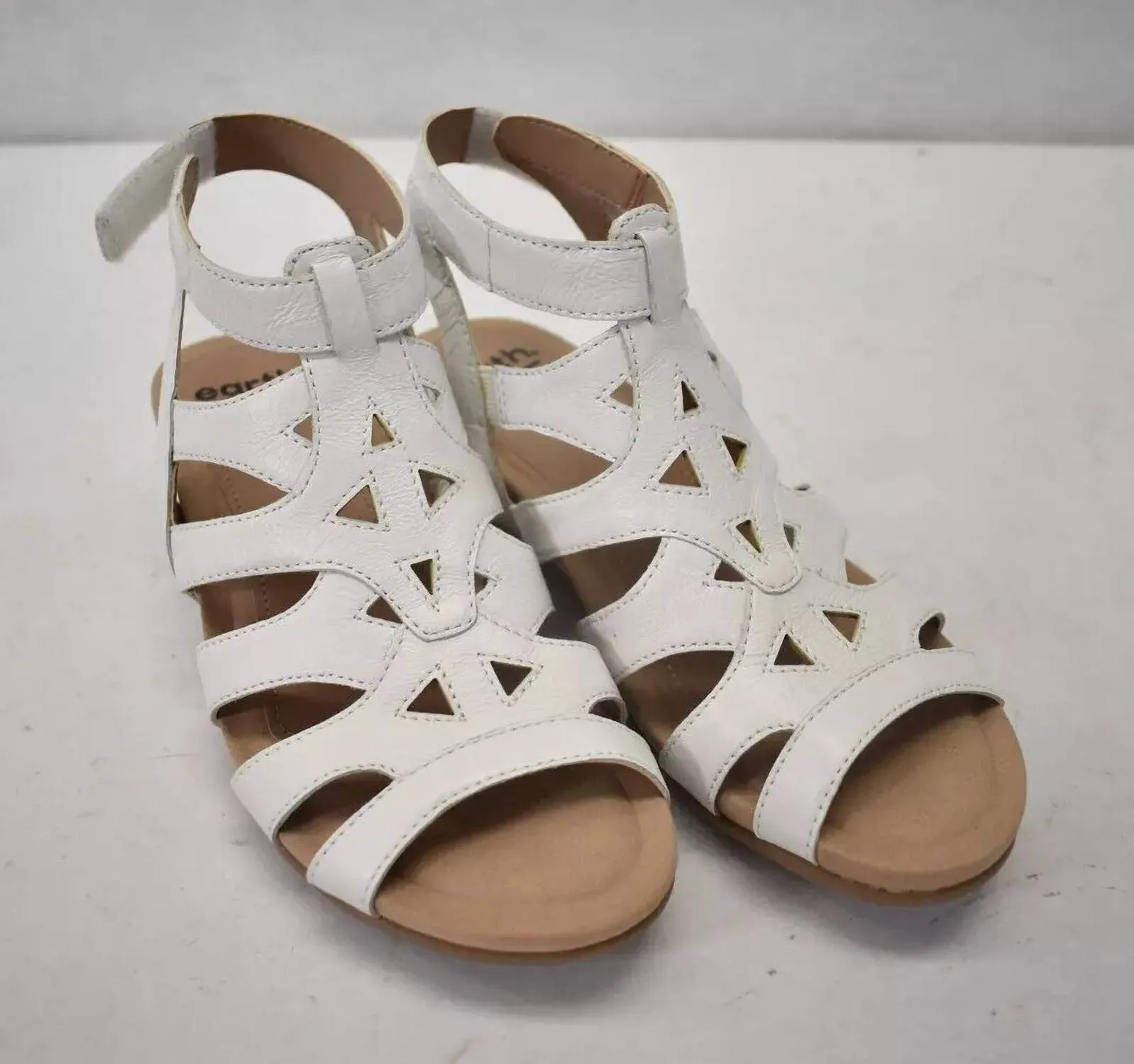 Women's Pisa Chatham Low Wedge Sandals In White