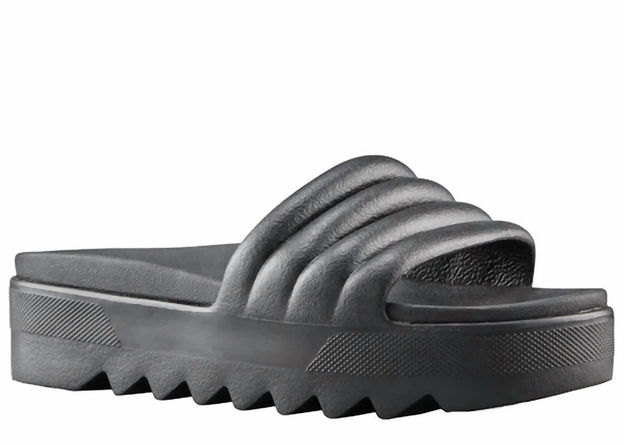 Women's Pool Pool Party Platform Slide Sandal In Black All Over