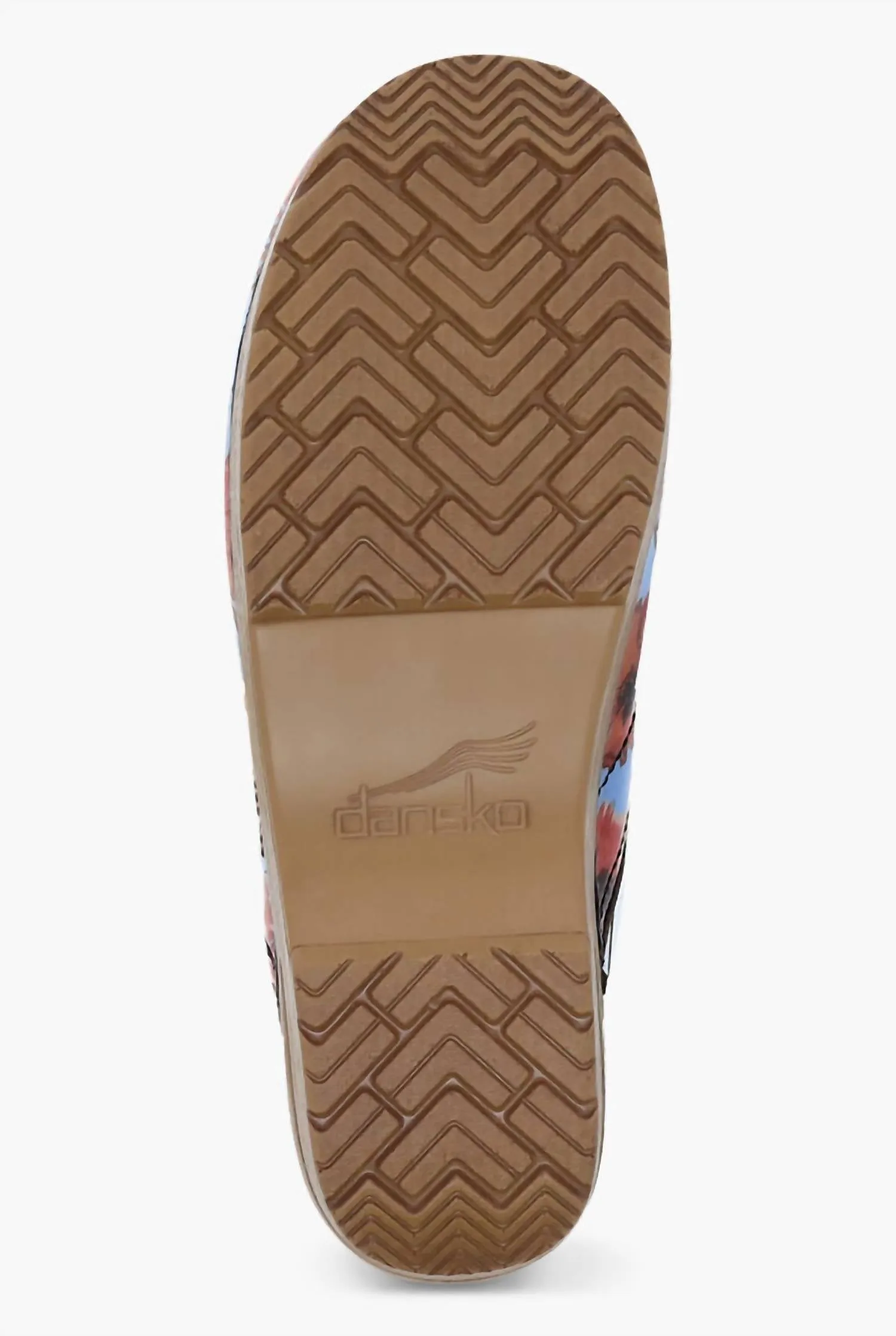 Women's Professional Leather Nursing Clogs In Poppies Patent
