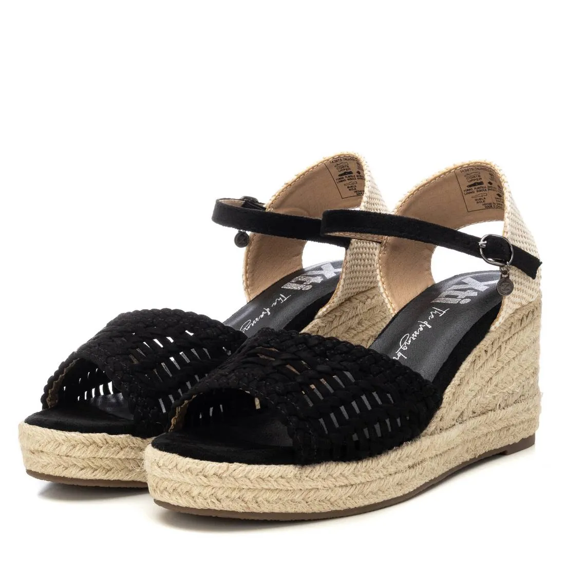 Women's Raffia Wedge Sandals By XTI