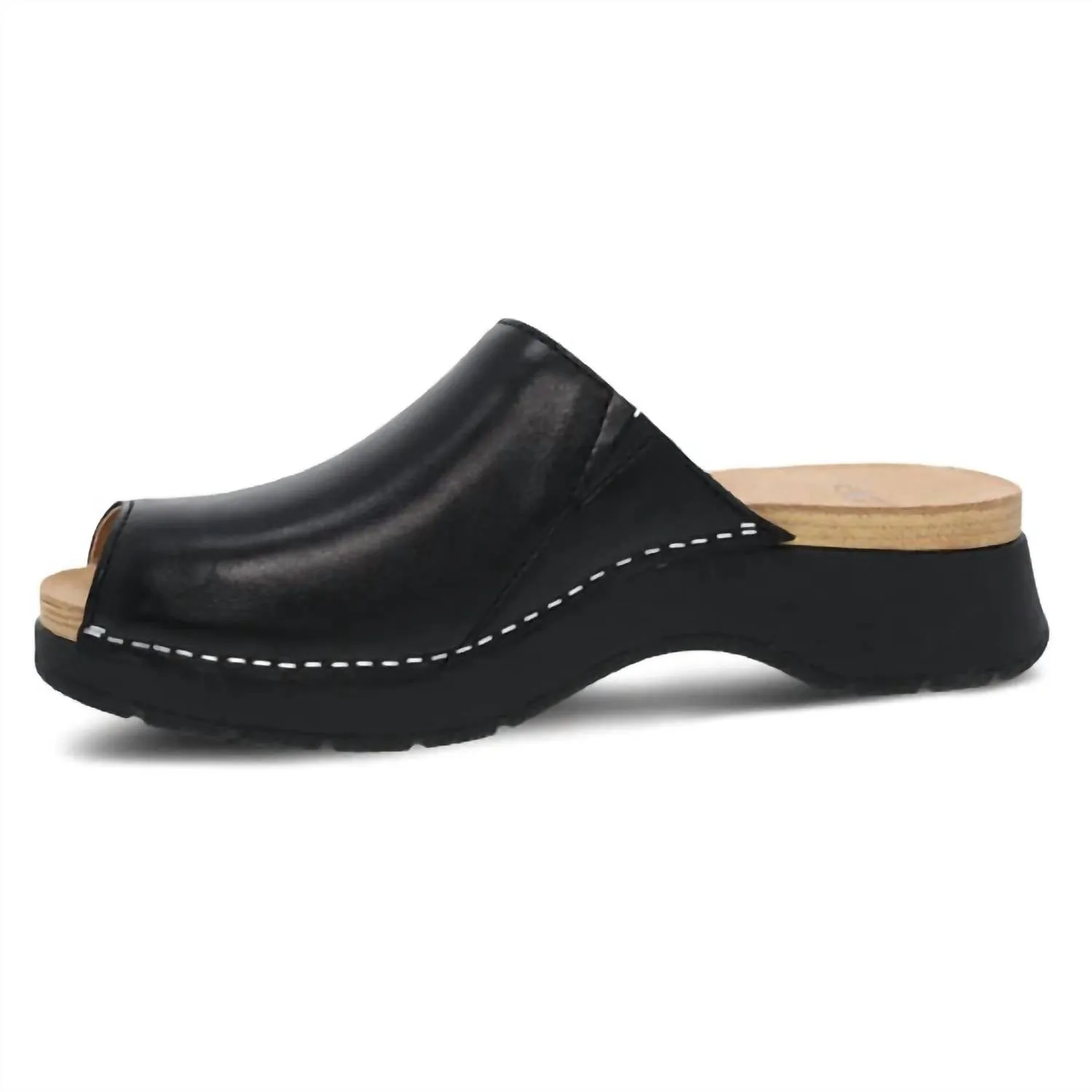 Women's Ravyn Peep-Toe Mule In Black