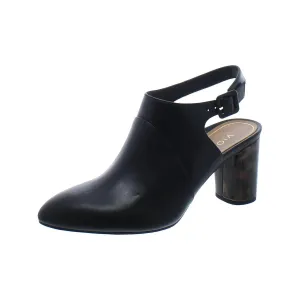 Women's Roseville Leather Pointed Mule In Black