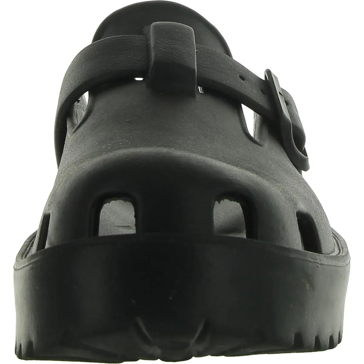 Womens Round toe Buckle Clogs