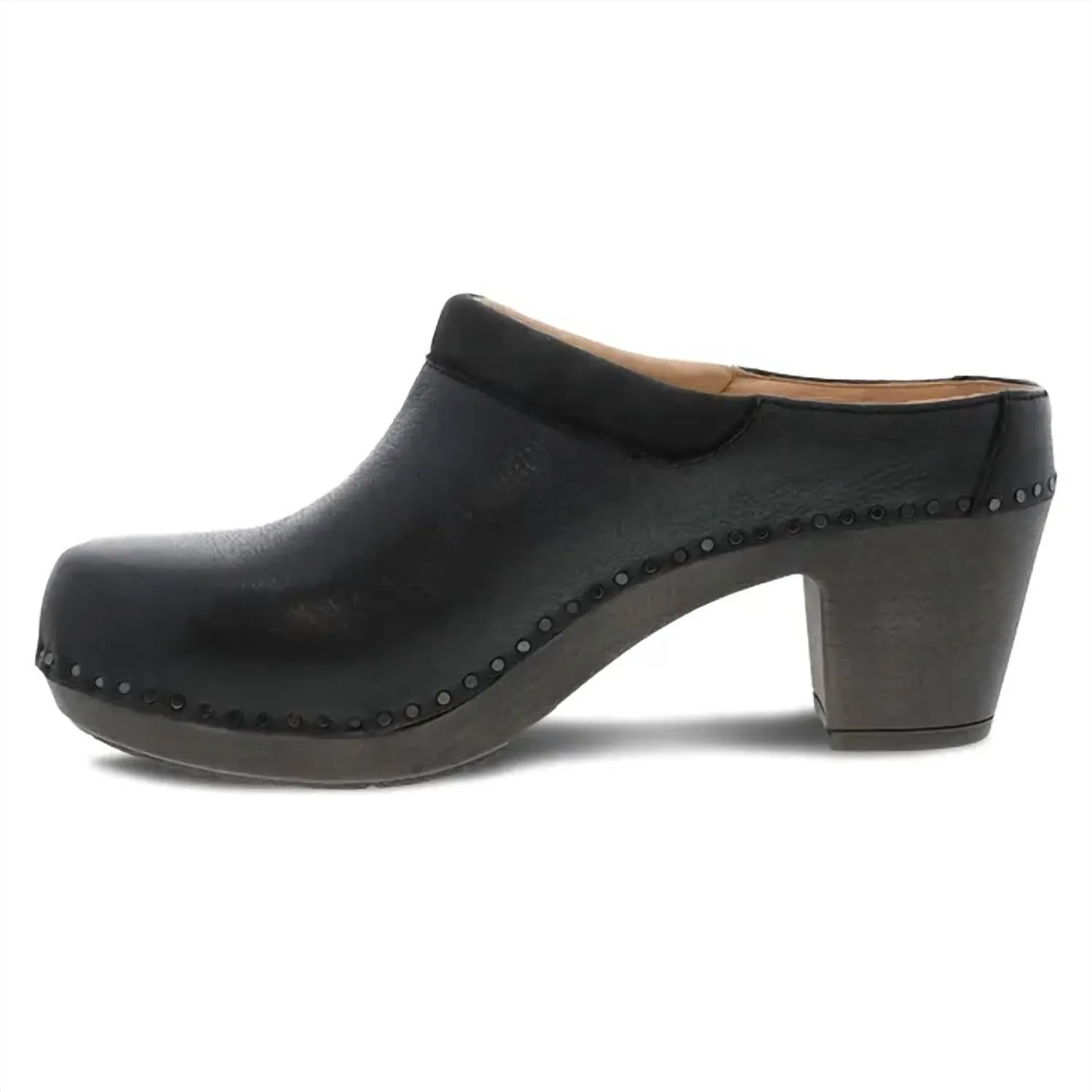 Women's Sammy Heeled Mule In Black