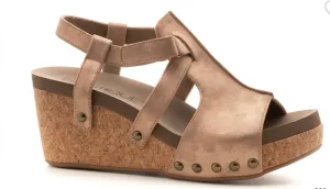 Women's Seltzer Wedge Sandal In Tan