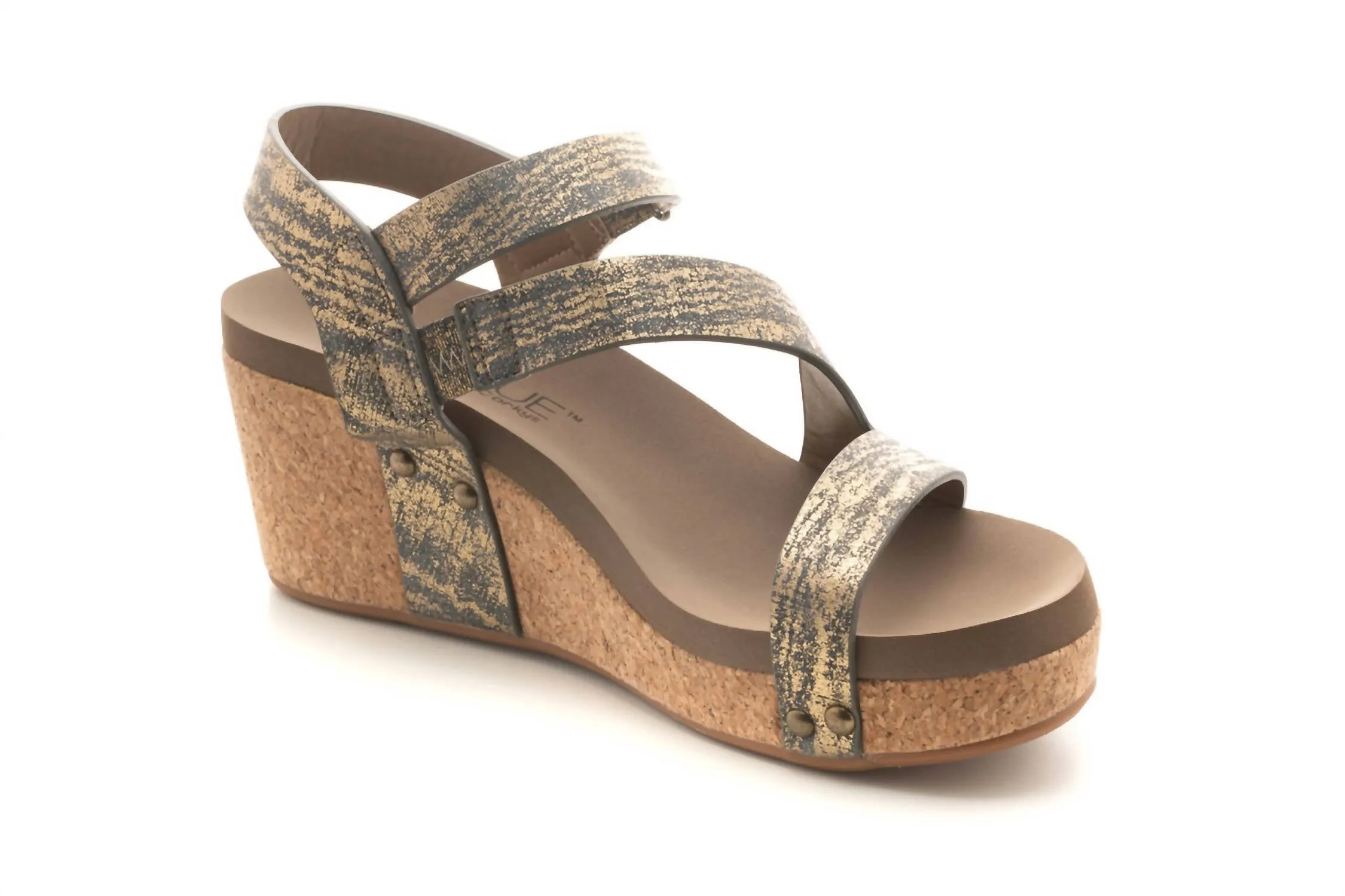 Women's Spring Fling Wedge Sandal In Cognac
