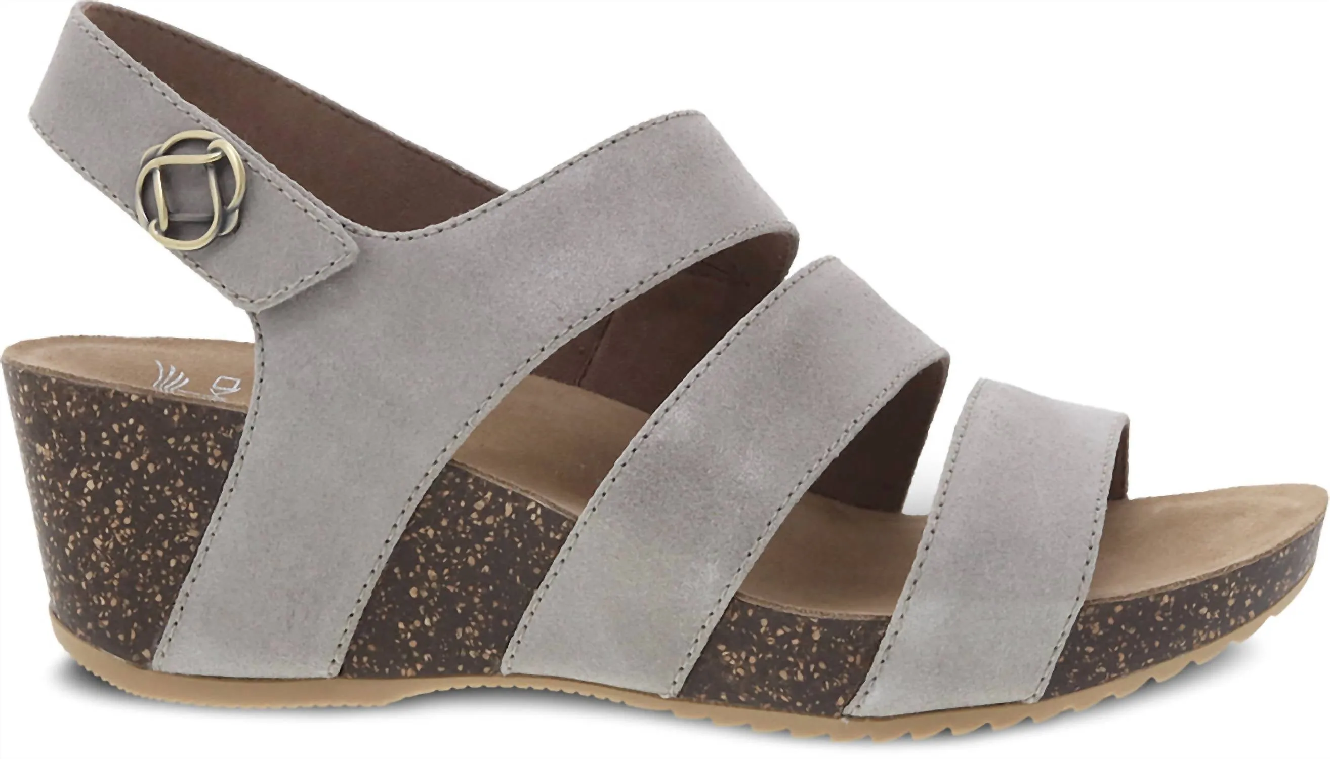 Women's Stacey Wedge Sandal In Taupe Glazed