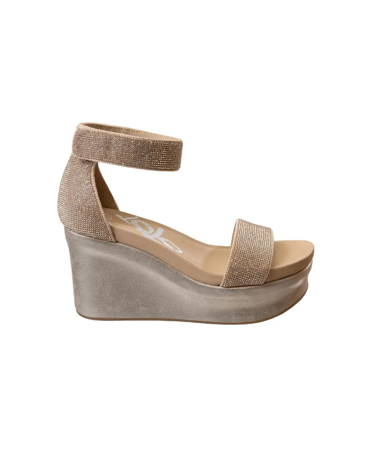 Women's Status Wedge Sandal In Rose Gold