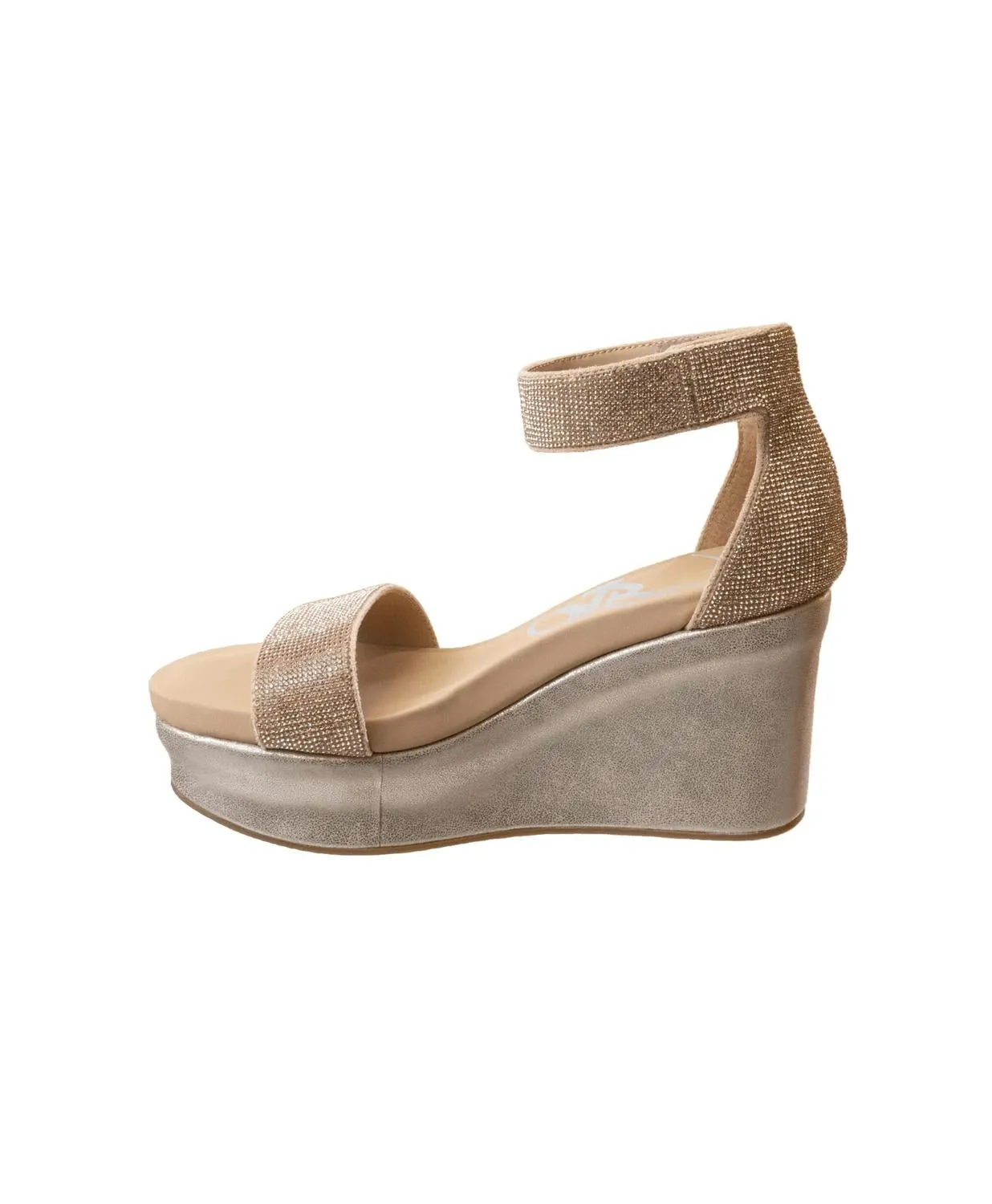 Women's Status Wedge Sandal In Rose Gold