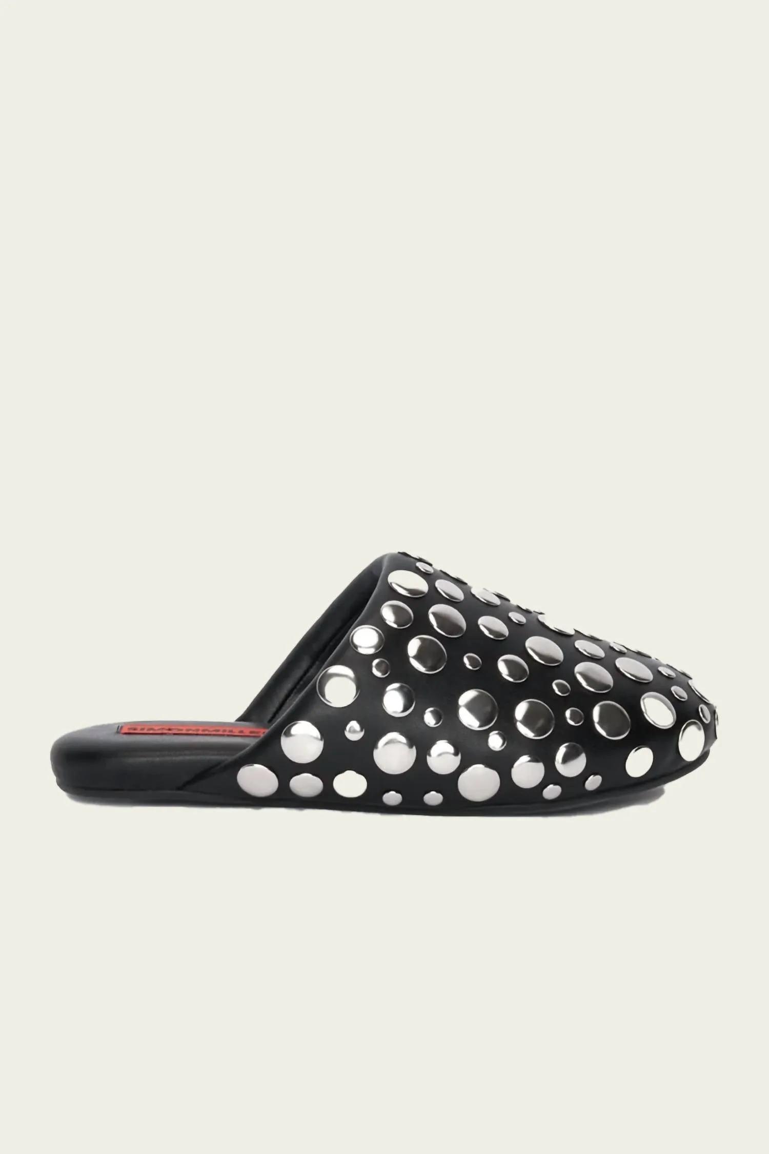 Women's Studded Bubble Slipper In Black