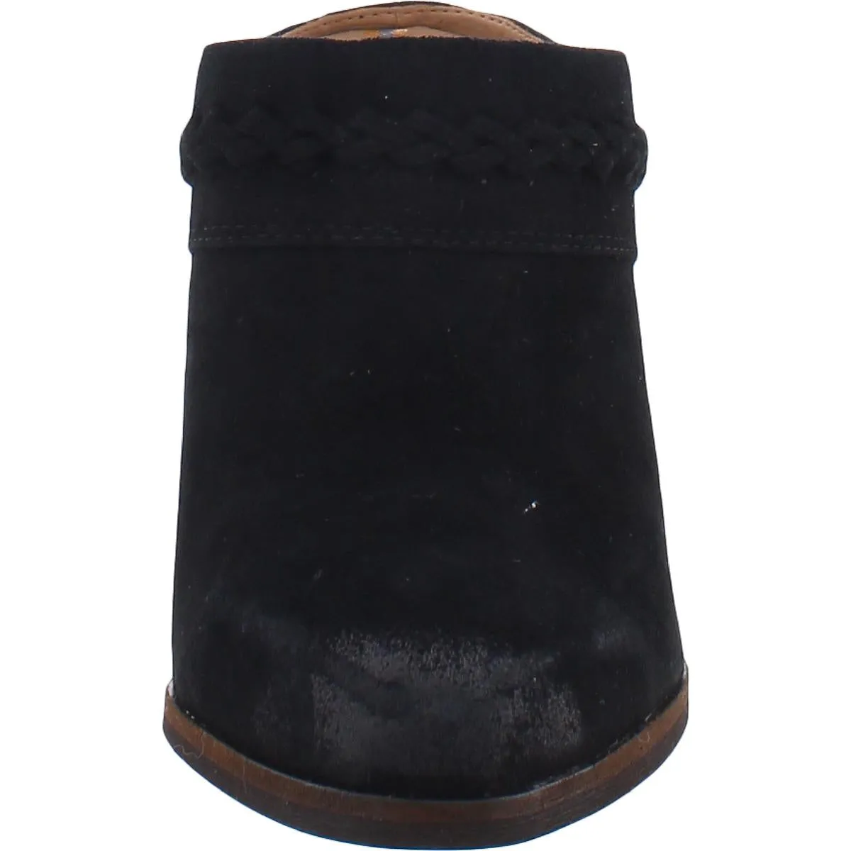 Womens Suede Slip On Mules