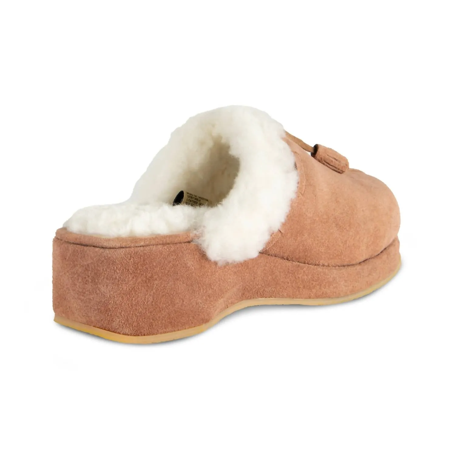 Women's Tassel Clog In Chestnut