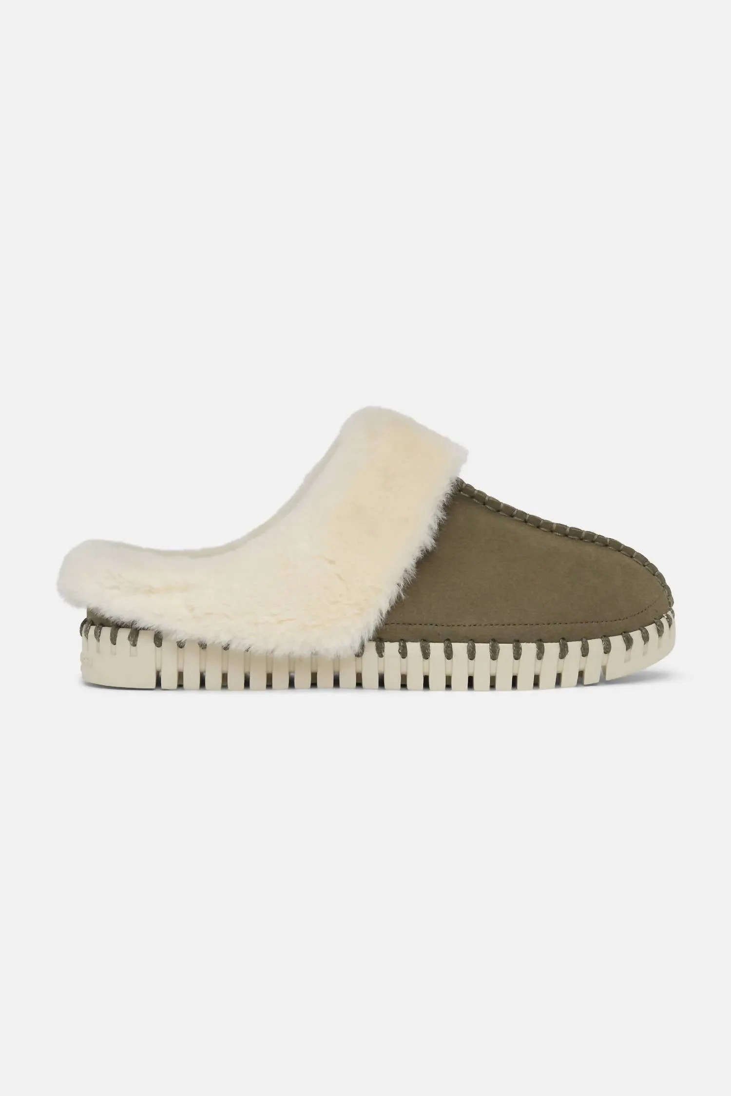 Women's Tulip Slipper In Deep Olive