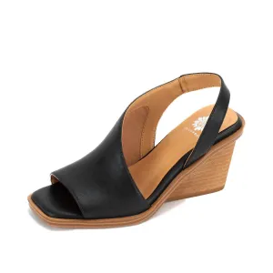 Women's Valdosta Slingback Wedge Sandal In Black