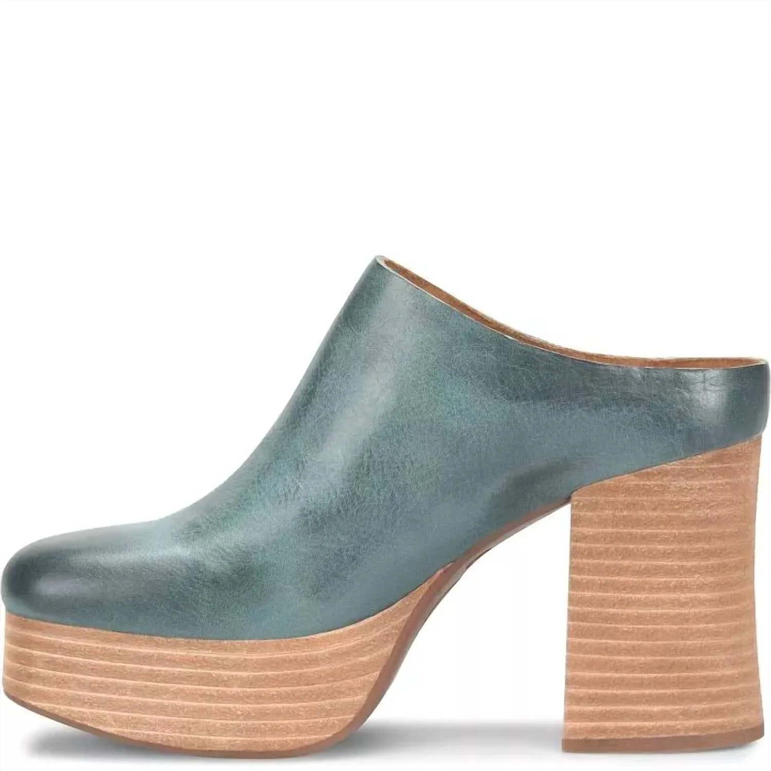 Women's Veronica Platform Mule In Teal