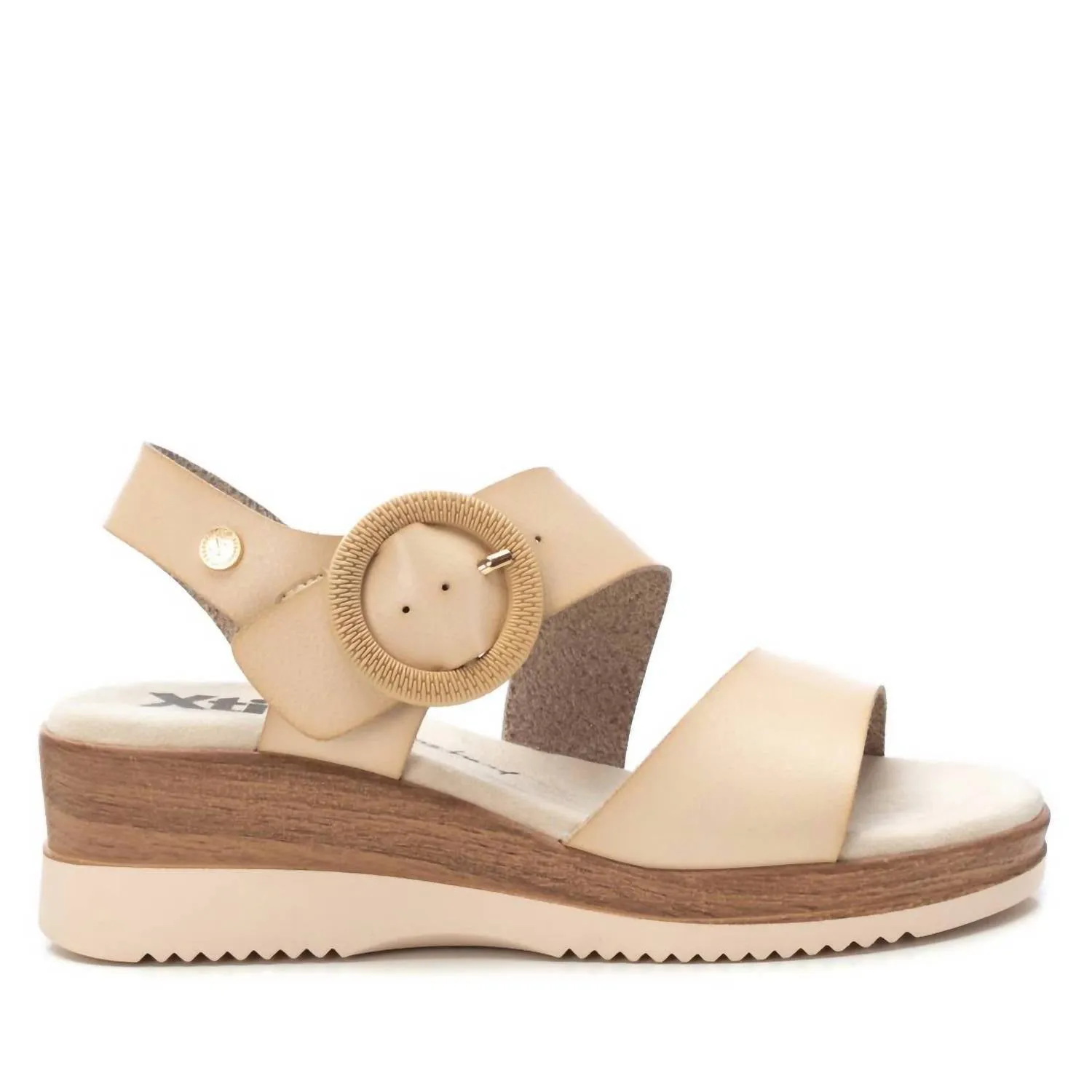 Women's Wedge Sandals In Beige
