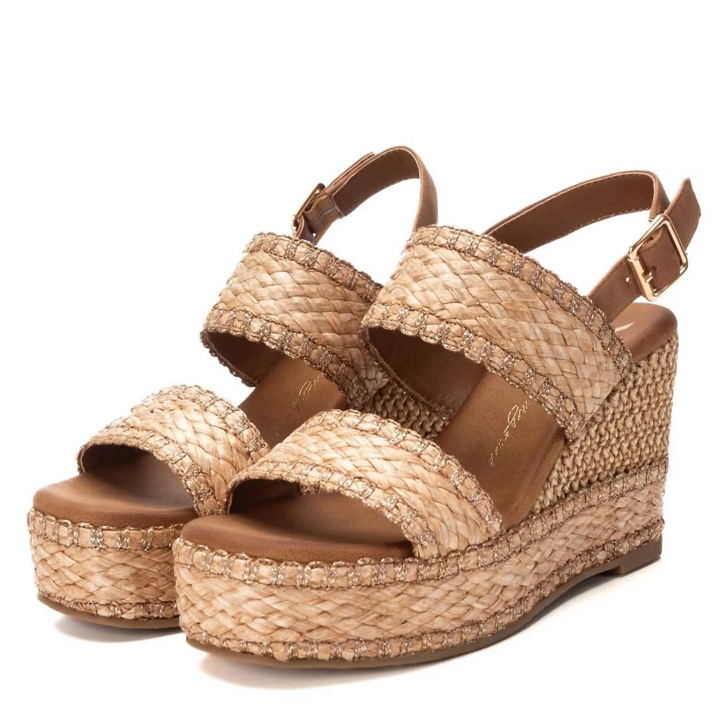 Women's Wedge Sandals In Taupe
