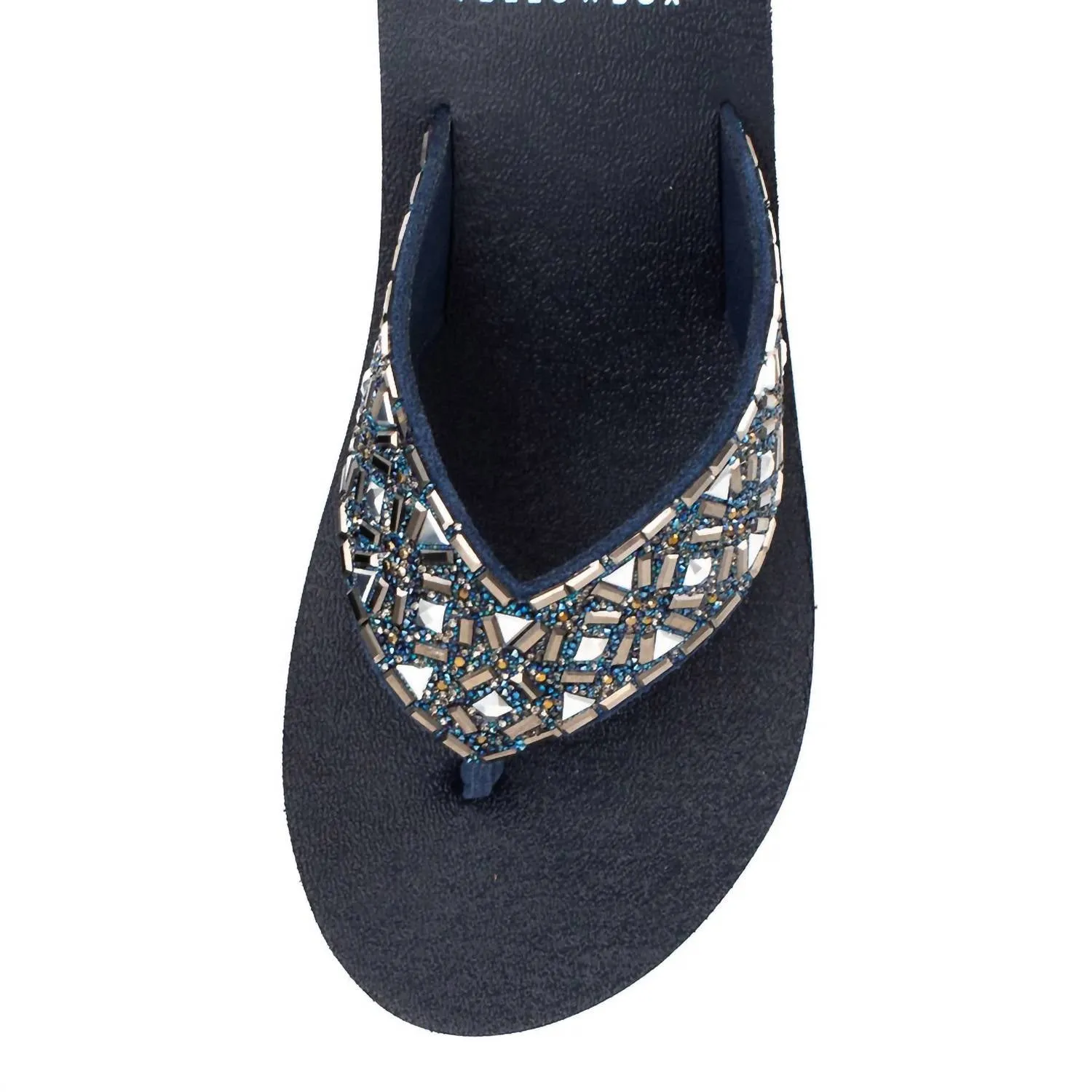 Women's Whittier Wedge Sandal In Navy Multi