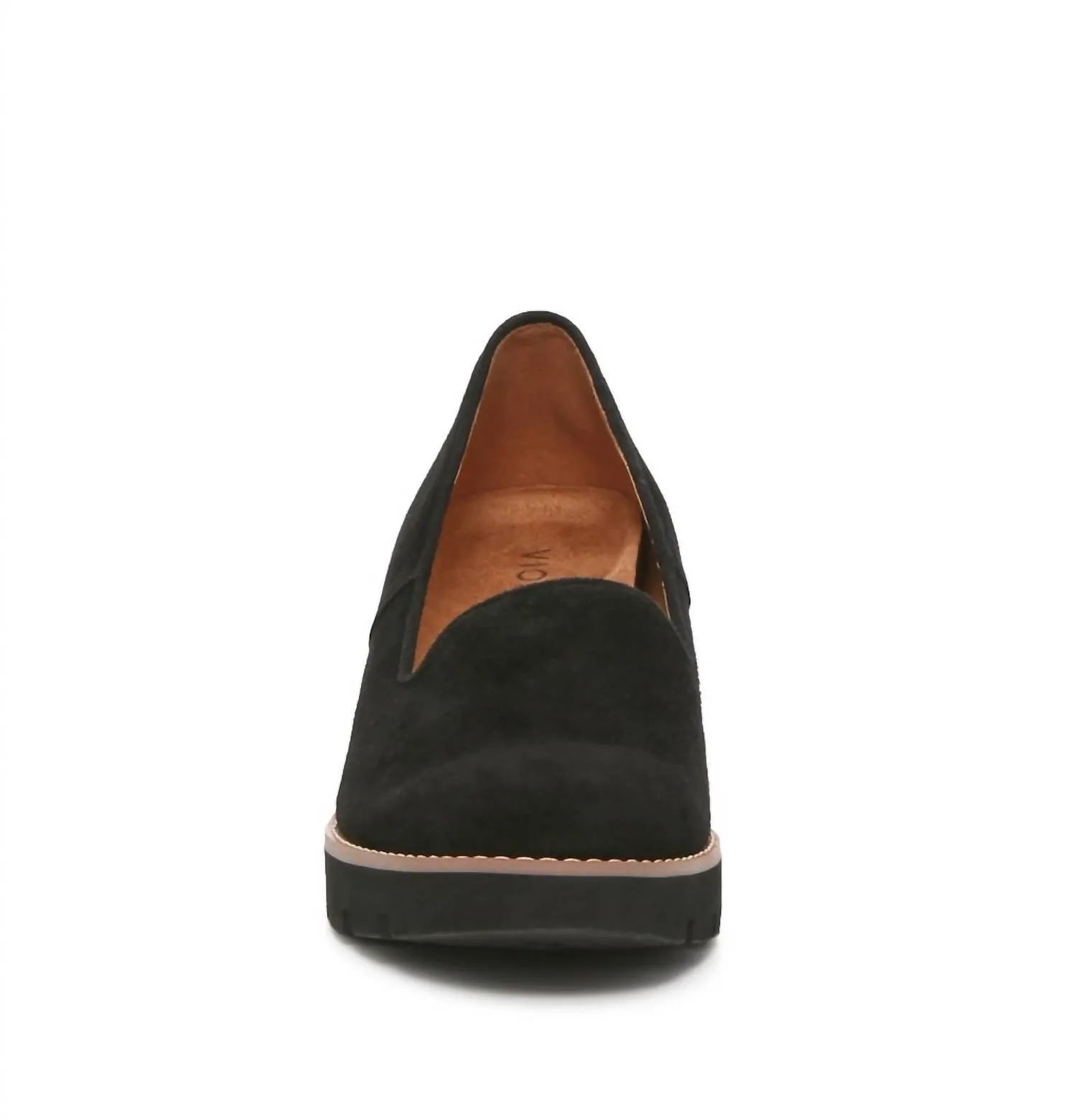 Women's Willa Wedge Shoes In Black Suede