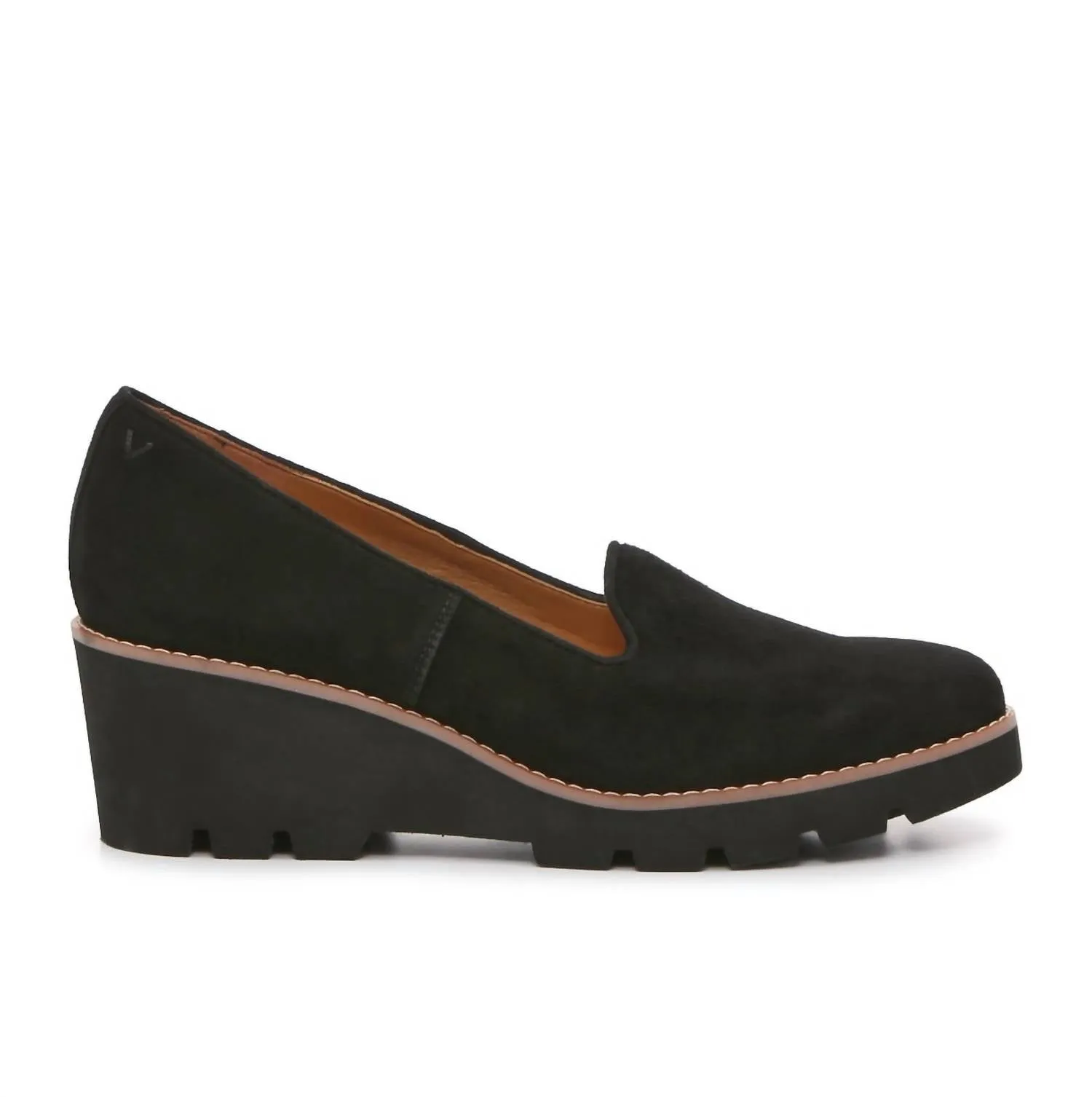 Women's Willa Wedge Shoes In Black Suede