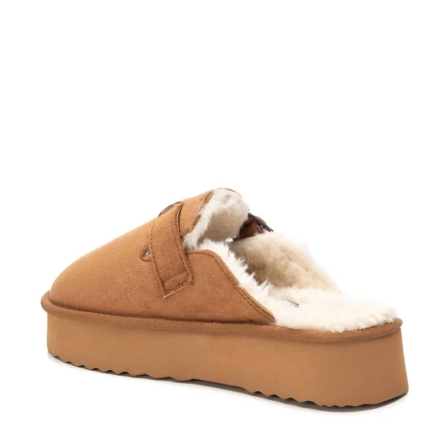 Women's Winter Clogs In Camel