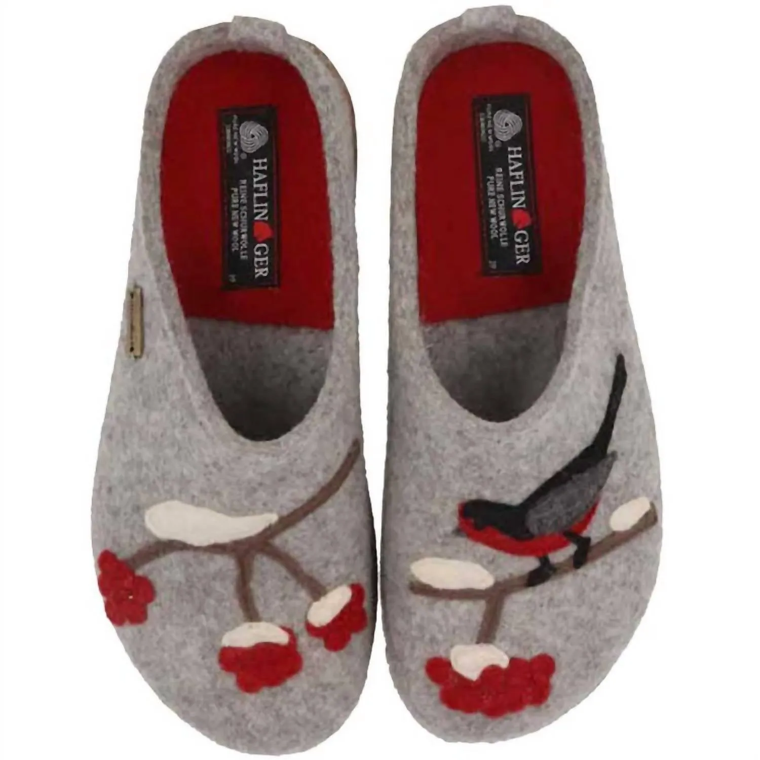 Women's Winterbird Classic Boiled Wool Clog In Silver Grey