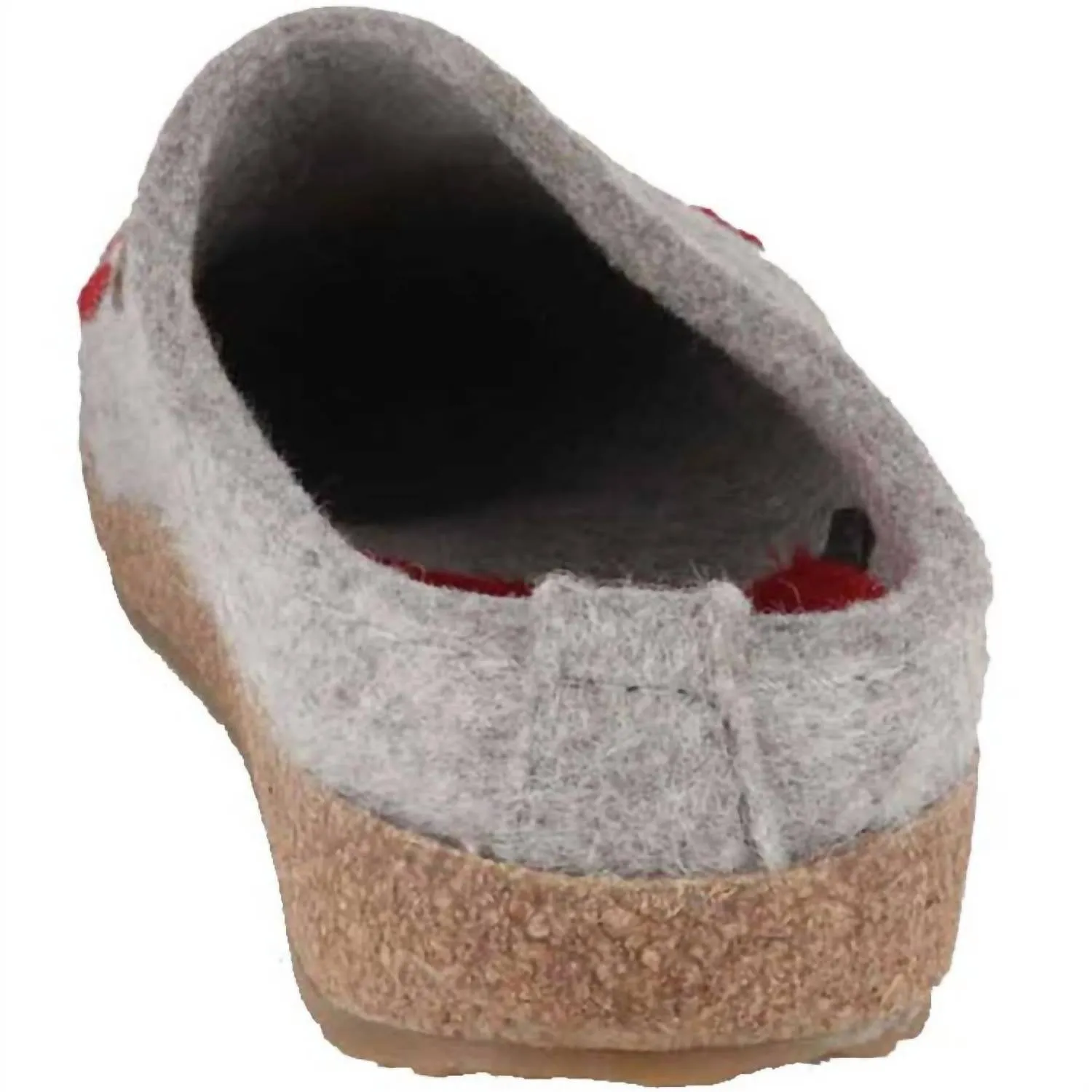 Women's Winterbird Classic Boiled Wool Clog In Silver Grey