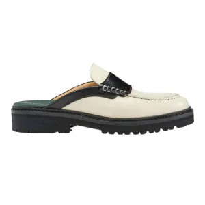 Women's Yardee Lug Sole Mule In Black/white