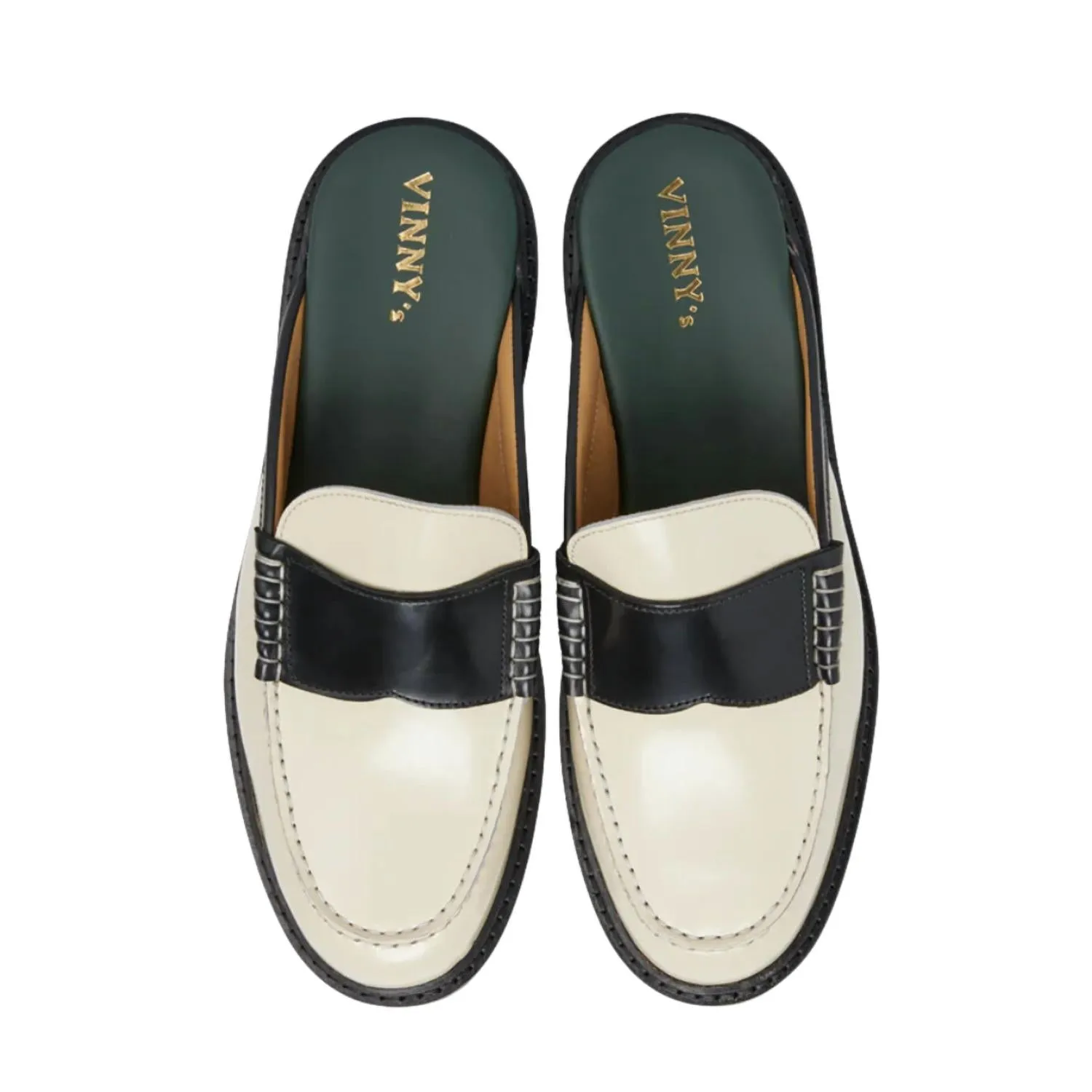 Women's Yardee Lug Sole Mule In Black/white