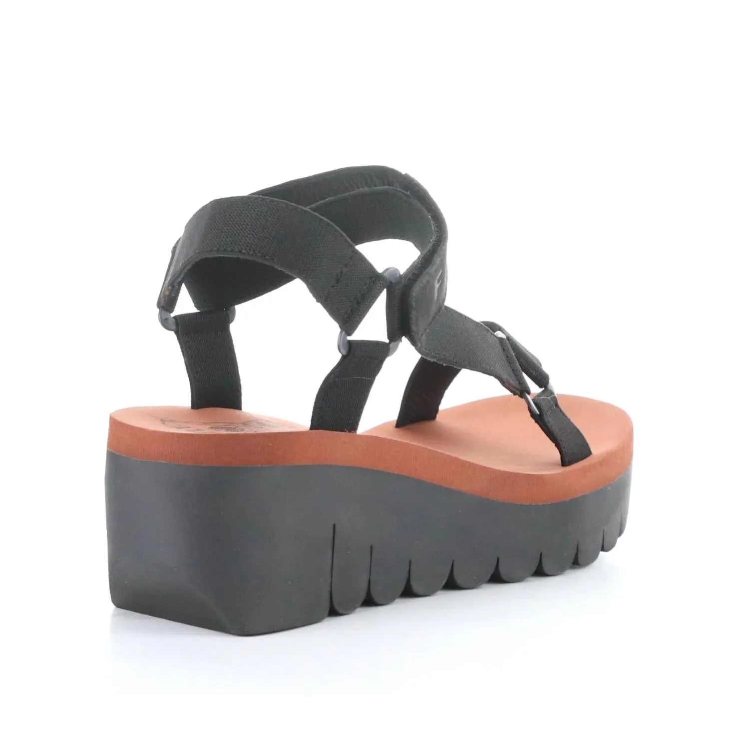 Women's Yefa Sandals In Black/brick