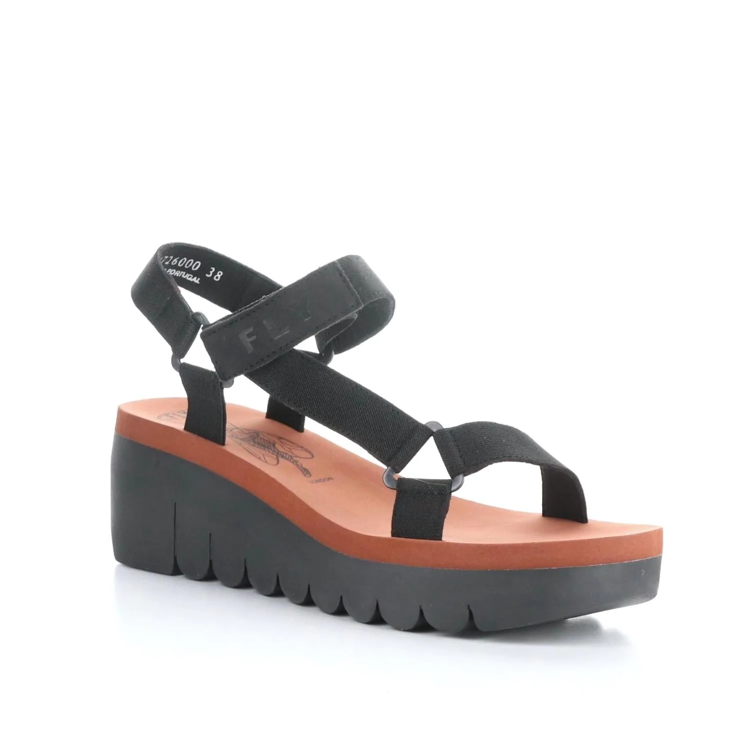 Women's Yefa Sandals In Black/brick