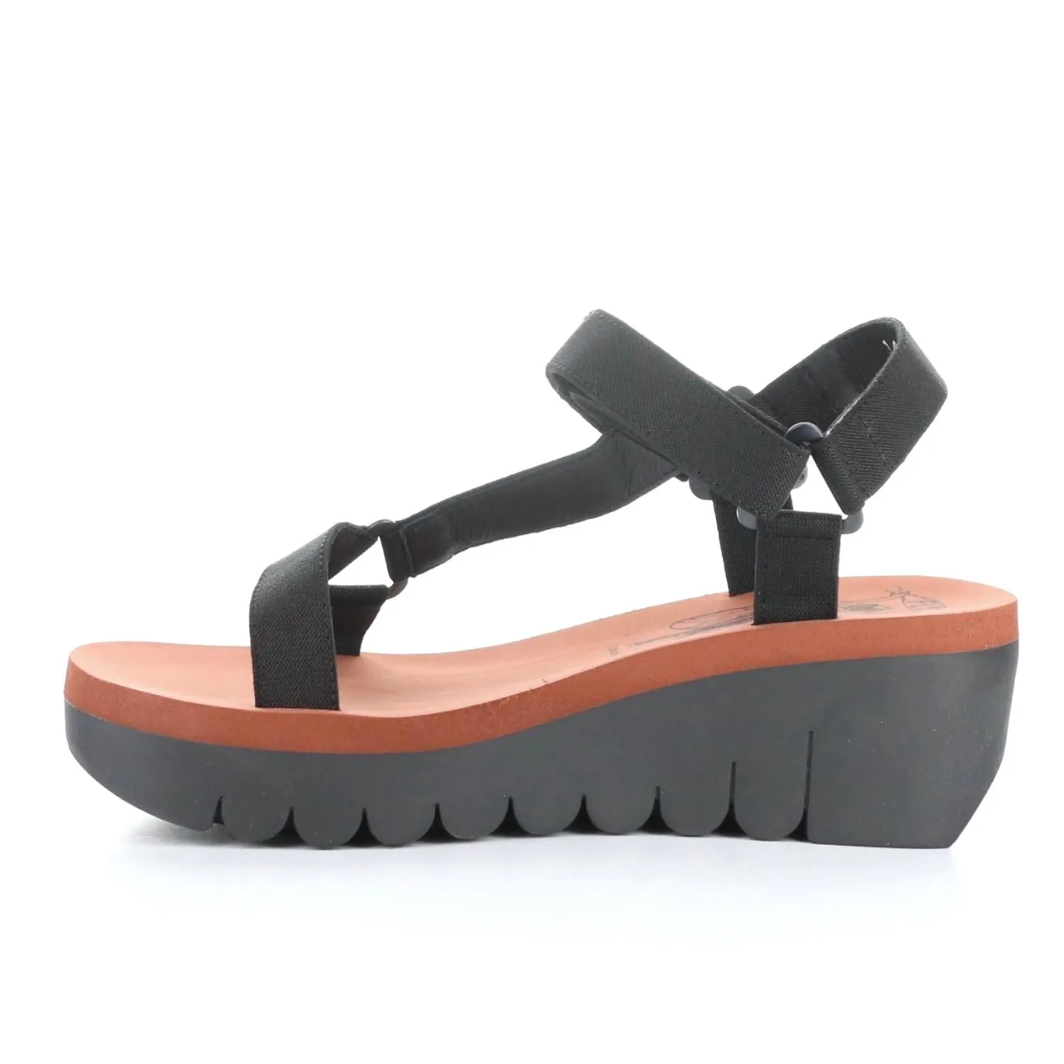 Women's Yefa Sandals In Black/brick