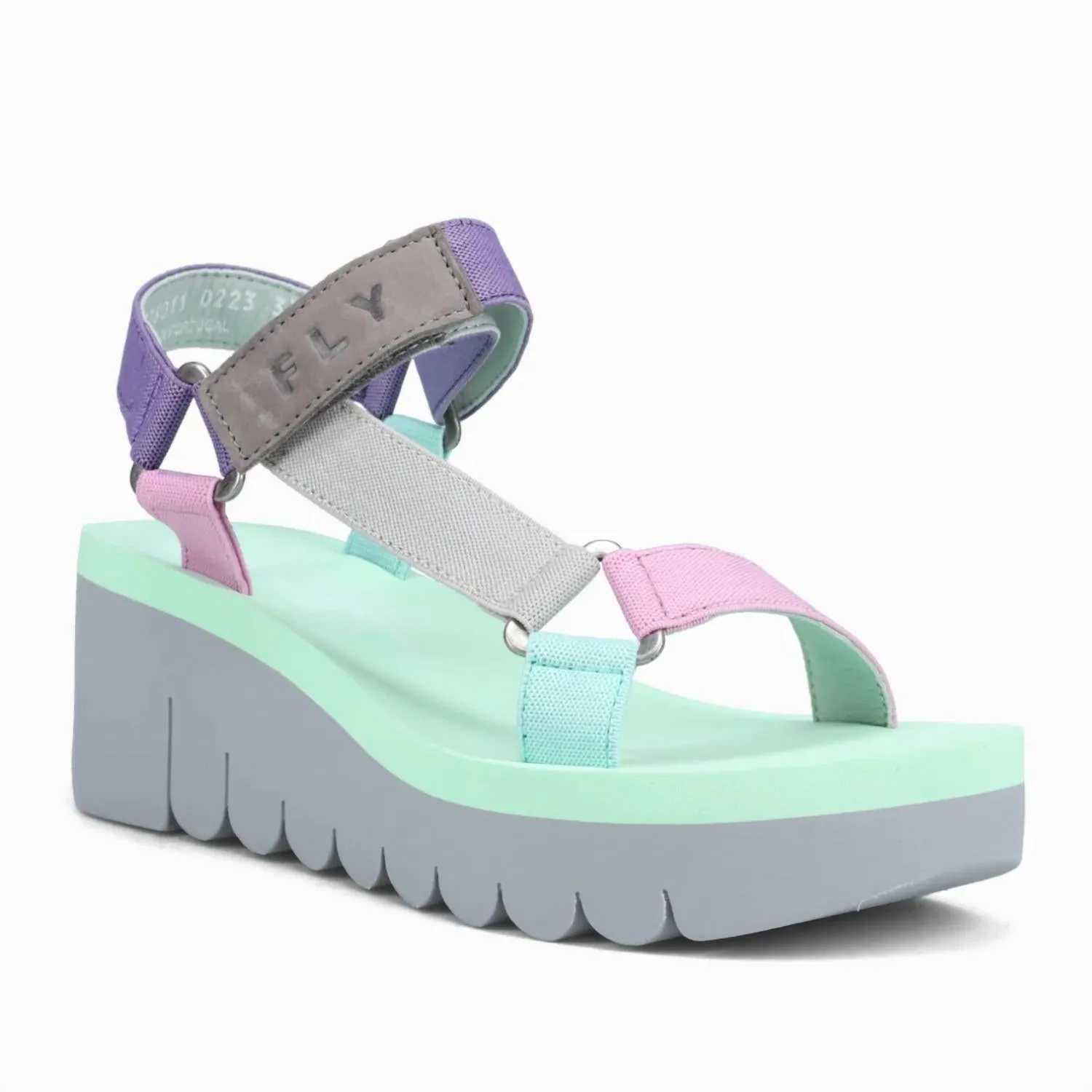 Women's Yefa Sandals In Pink/grey/green Multi
