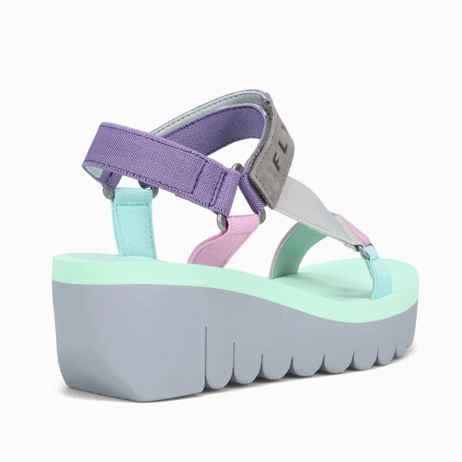 Women's Yefa Sandals In Pink/grey/green Multi
