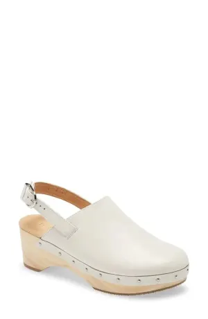 Women's Zen Slingback Clogs In Yogurt Leather