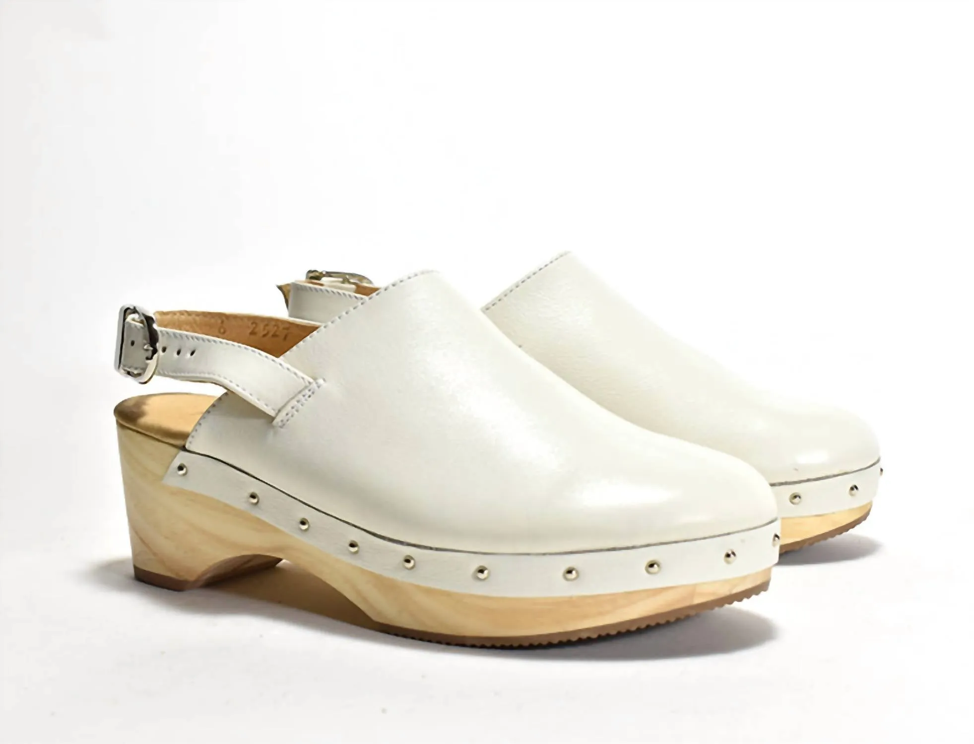 Women's Zen Slingback Clogs In Yogurt Leather