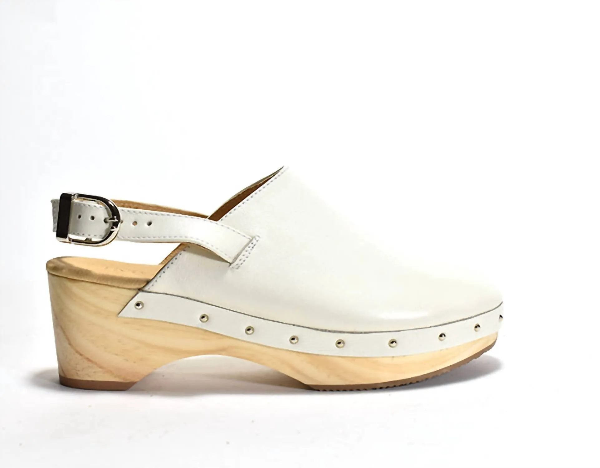 Women's Zen Slingback Clogs In Yogurt Leather