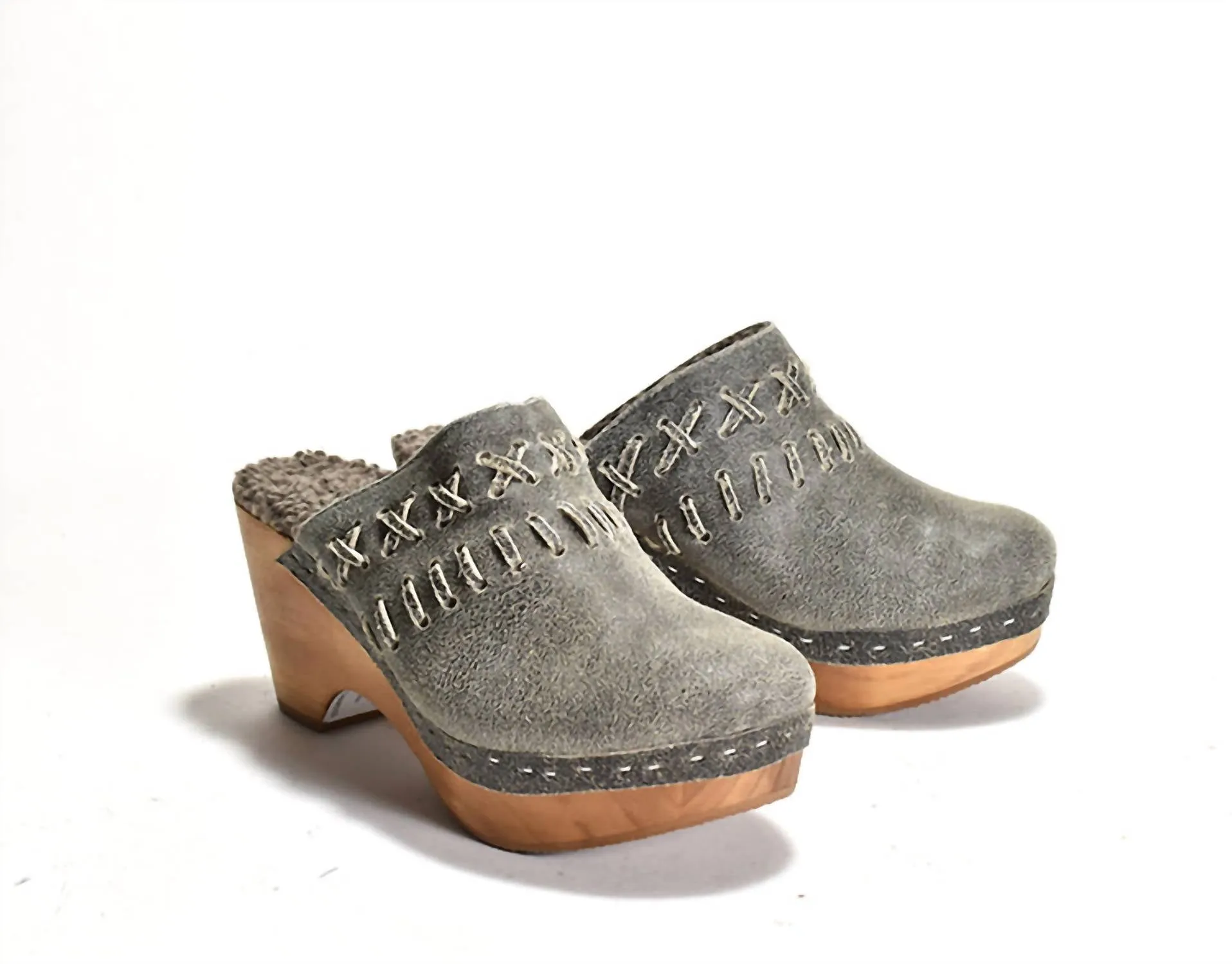 Zander Clog In Vintage Grey