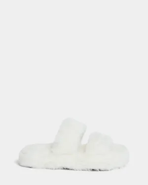 ZETA WOMEN'S FAUX FUR PLATFORM SLIPPERS